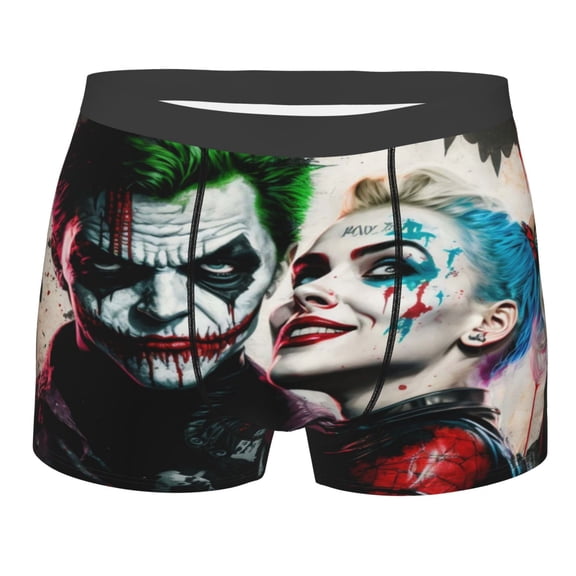 Men'S Joker Harley Qu-in Boxer Briefs Novelty Underwear Boxer Shorts for Boyfriend Gift