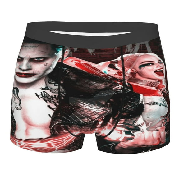 Men'S Joker Harley Qu-in Boxer Briefs Novelty Underwear Boxer Shorts for Boyfriend Gift