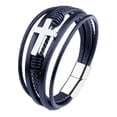 thumbnail image 1 of Men S Leatheric Weave Bracelet for Everyday Wear — Minimalist Layered Braided Accessory for Casual Style and Gifting, 1 of 5