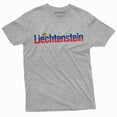 thumbnail image 1 of Men'S Liechtenstein T-Shirt Principality Of Liechtenstein Flag Coat Of Arms Tee Shirt (X-Large Grey), 1 of 6