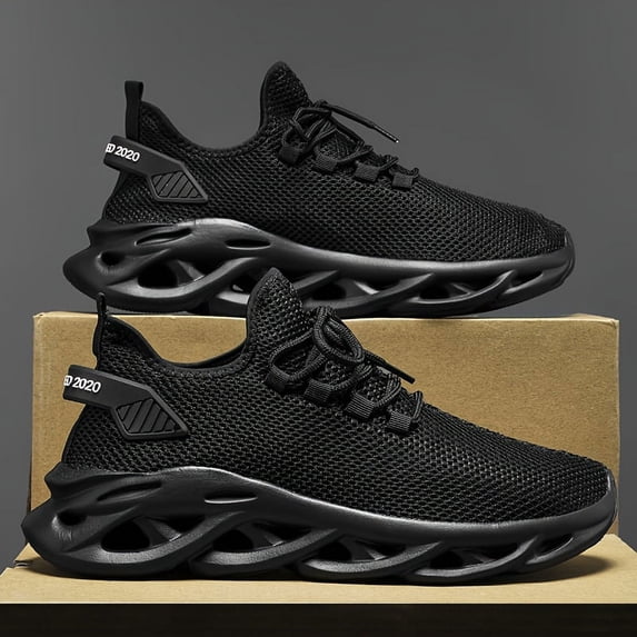Men'S Lightweight And Stylish Running Shoes in Large Sizes, Featuring Breathable Mesh for Casual Sports