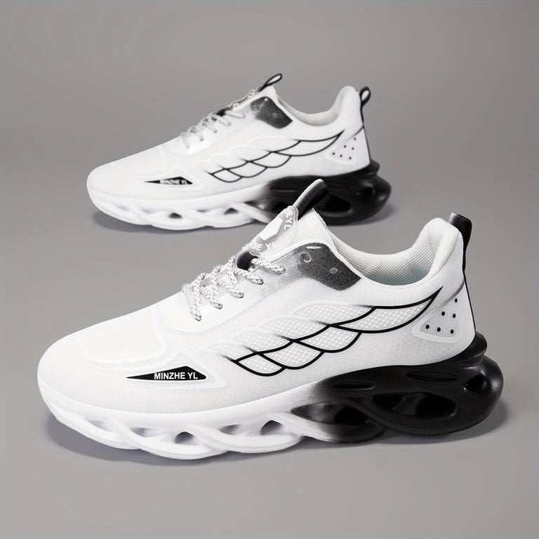 Lightweight White Athletic Sneakers with Black Accents New Balance Men main image 4