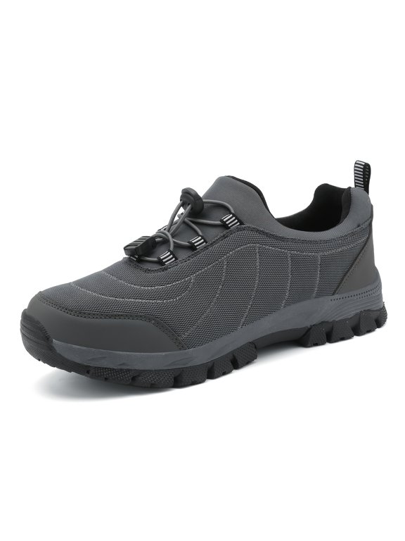 Men'S Lightweight Breathable Walking Shoes - Slip-Resistant TPR Sole, Comfortable Fabric Upper, Low-Top Design Sleek Sporty Look, Flexible Footwear for All-Season Casual & Sports Wear,