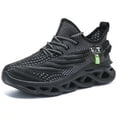 thumbnail image 1 of Perfert-Men'S Lightweight Fashion Plus Size Casual Sports Shoes | Stripe Pattern, Lace Closure, Fabric Upper, MD Sole, Round Toe, Suitable for Spring and Summer, 1 of 9
