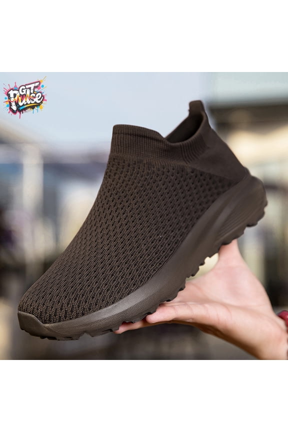 Men'S Lightweight Slip-On Sock Shoes with Flexible Sole - Easy to Fold, Low-Top Sneakers with Arch Support & Cushioned Insole, Synthetic Cover Upper for Casual, Sports & Travel - Compact & Durable De