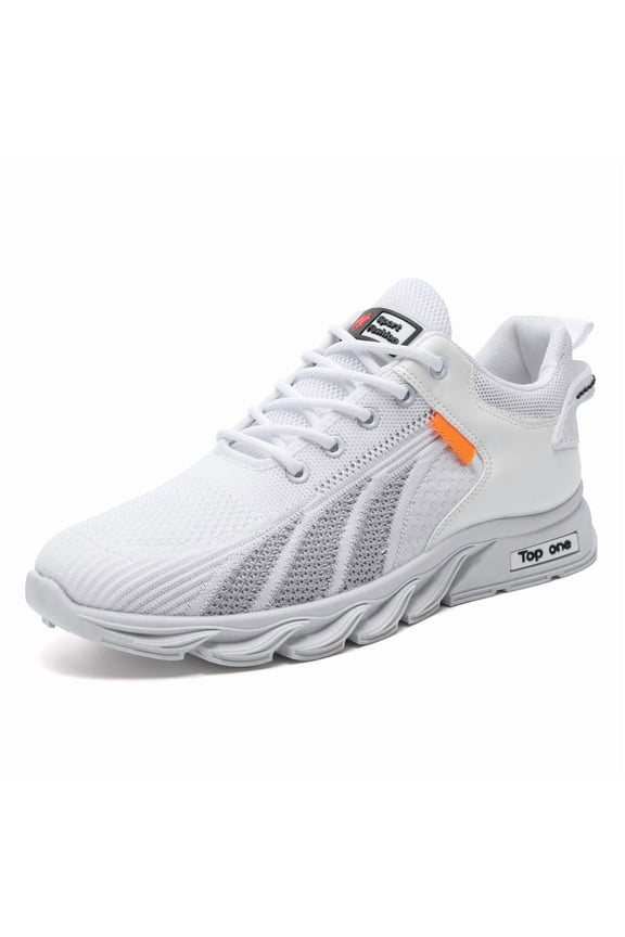 Men'S Lightweight Sports Shoes | 2025 New Autumn Winter, Versatile Breathable Running Shoes with EVA Upper and Sole, Inner, Mid-Top Design