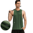 thumbnail image 1 of Men'S Loose Sports Undershirt Fitness Running Basketball Training Sleeveless Shoulders Breathable Quick-Drying Top 01107, 1 of 11