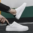 thumbnail image 1 of Men'S Low-Top Sneakers - Minimalist - Lace-Up Closure, Cushioned EVA Sole & Breathable Fabric Lining - All-Season Gym, Running, 1 of 8