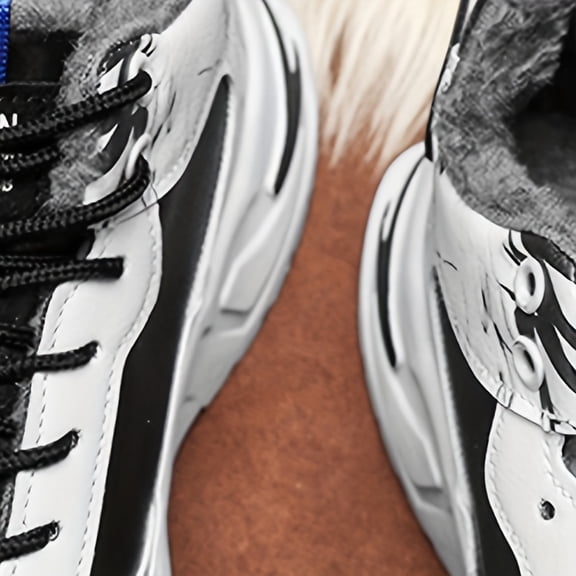 Men'S Low-Top Sneakers - Minimalist & Lace-Up Shoes, Synthetic Cover Upper & Cushioned PVC Sole for Winter Sports, Gym, Everyday - All-season Urban Footwear, Gym Footwear, Modern Sneakers