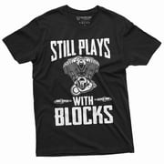 MenS Mechanic T-Shirt | Mechanical Engineer Engine Car Enthusiast Tee Large Black