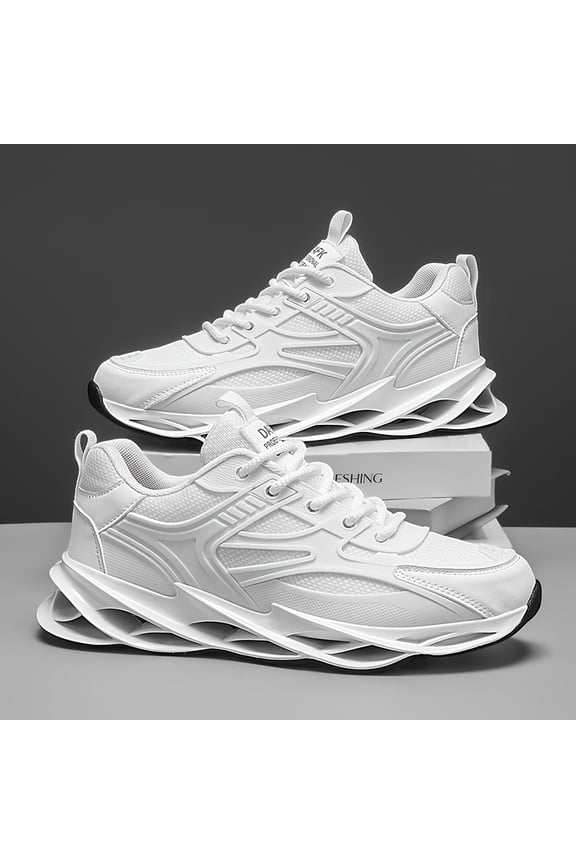 Men'S Mesh Casual Sports Shoes | Breathable and Comfortable, Round Toe, Low-top Lace-up, Slip-resistant and Durable, Trendy and Versatile, Men'S Outdoor Blade-style Fashionable Shoes