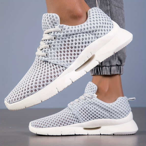 Men'S Mesh Casual Walking Shoes, Lightweight And Breathable Summer Footwear