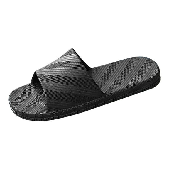 Men'S Modern Minimalist Sandals Men'S Trendy Slip-On Beach Shoes Fashion Couples Men Shower Room Home Non Slip Soft Sole Shoes Slipper Comfortable Flat Shoes Casual Indoor Toe Post Slippers