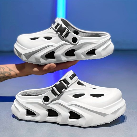 Men'S Mules, Perforated Shoes