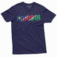 thumbnail image 1 of Men'S Namibia T-Shirt Flag Coat Of Arms Nation Country Independence Day Mens Unisex Tee Shirt (Small Navy Blue), 1 of 5