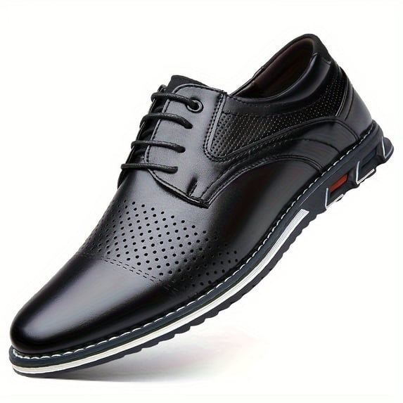 Men'S New Classic Low-Top Versatile Black Round-Toe Shoes for Sports And Leisure Casual Sneakers,