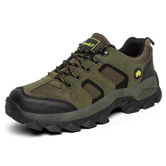 Men'S Outdoor Hiking Shoes Breathable Non-Slip Mesh Comfortable Classic Low-Top Casual Shoes Trekking Sneaker
