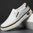 thumbnail image 1 of Men'S Outdoor Vacation Loafers | Stylish Minimalist Casual Shoes Non-Slip Slip-On Design for Travel/Leisure with Soft Microfiber Upper, Rubber Sole,, 1 of 9
