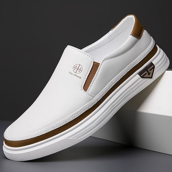 Men'S Outdoor Vacation Loafers | Stylish Minimalist Casual Shoes Non-Slip Slip-On Design for Travel/Leisure with Soft Microfiber Upper, Rubber Sole,