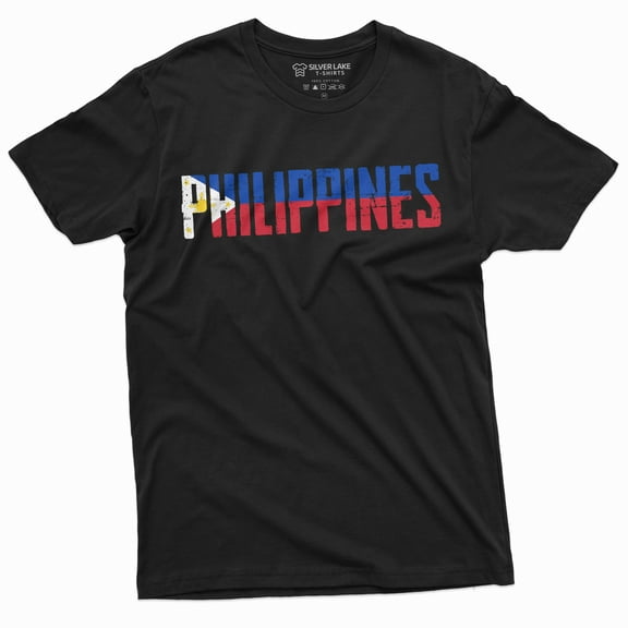 Men'S Philippines T-Shirt Republika Pilipinas Flag Coat Of Arms Country Nation T-Shirt