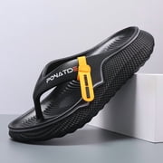 MenS Platform Flip Flops Summer Cloud Cushion Non-Slip Thong Sandals Soft Sole Height Increasing Outdoor Beach Slippers