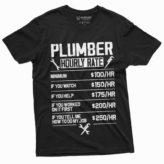 Men'S Plumber Funny T-Shirt Dont Tell Me How To Do My Job Plumbing Jobs Tee (Large Black)