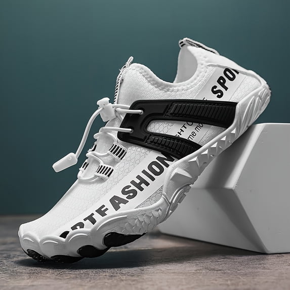 Men'S Quick-Dry Water Shoes for Aquatic Sports, Breathable Five-Finger Beach Swimming And Snorkeling Shoes, Outdoor Fishing, Slip-Resistant, Wear-Resistant Creek Shoes, Gym And Yoga Shoes