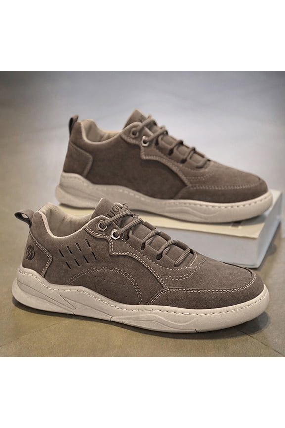 Men'S Round Toe & Minimalist Design - All-Season Korean Streetwear Casual Shoes with Durable Rubber Sole,Unisex-Friendly Versatile for Outdoor, Daily Wear - Breathable Fabric Low-Cut Sneakers -