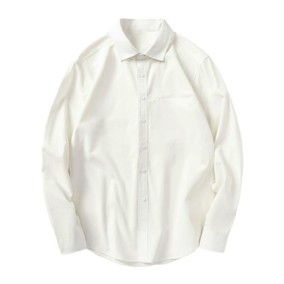 Men'S Shirts Long Sleeve Men's Oversized Dress Shirts Button Down Long Sleeve Casual Baggy Shirt