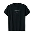 thumbnail image 1 of Men'S Simple Christian Faith T-Shirt - 100% Cotton, 220g I Know a Guy Cross Design, Short Sleeve, Crew Neck Four Seasons Casual Religious Pattern T-Shirt 100% Cotton Sizes S-3XL, 1 of 6