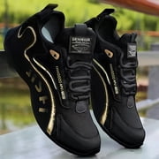MenS Skateboarding Shoes | Low-Top, Slip-On, Fabric Upper, PVC Sole, KOONEXY Brand, Suitable for Daily & Casual, Training, Running