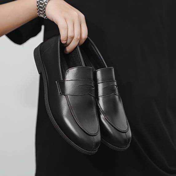 Men'S Slip-On Loafers - Breathable Fabric & Faux Upper, Comfortable Round Toe Design, Casual Streetwear Style for All-Season Outdoor & Daily Wear, Versatile Footwear, Minimalist Footwear, Rubber Sole
