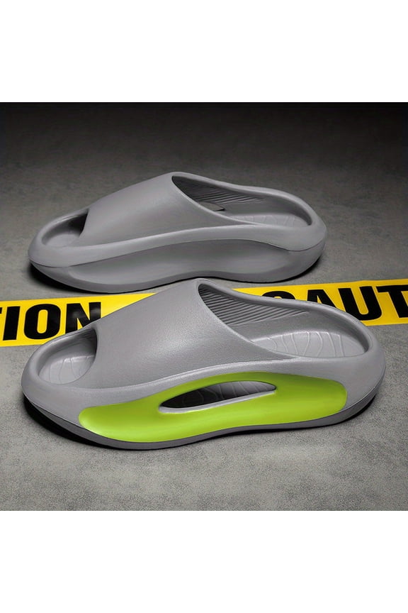 Men'S Slippers with Anti-Collision Design, Wear-Resistant And Non-Slip, Two-Tone Shower And Home Thick-Soled Elevated Sandals for Women.