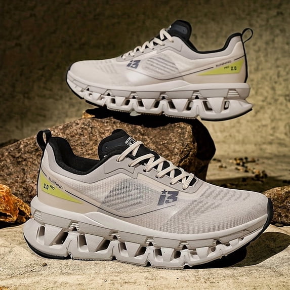 Men'S Sneakers, Road Running Shoes, Outdoor Trail Running Shoes, Non-Slip, Wear-Resistant, Mesh Breathable, Lightweight, Hiking Shoes, Indoor And Outdoor, Fitness Shoes, Athletic Training Shoes