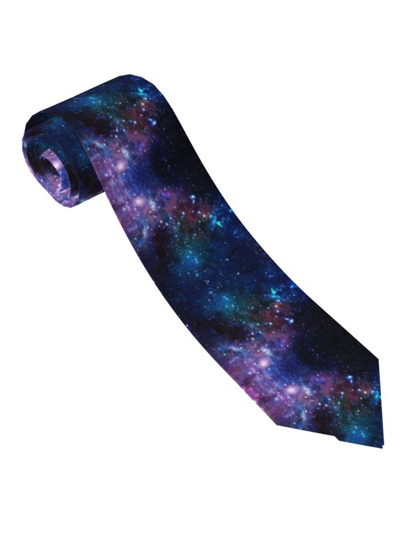 Men'S Space Galaxy Tie Fashion Causal Printed Necktie