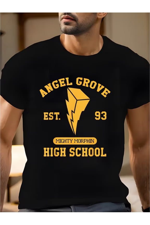 Men'S Street Style T-Shirt | Short Sleeve,Casual Retro Culture Tee, Suitable for All Seasons