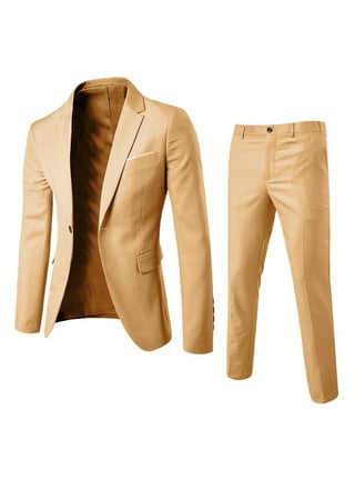 beige prom suits