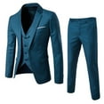 Men’S Suit Slim 3 Suit Business Wedding Party Jacket And Vest & Pants