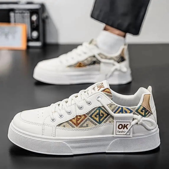 Men'S Summer Footwear That Is Stylish And Comfortable, Casual Sneakers, And Versatile Thick-Soled Sports Shoes, Featuring New Breathable Canvas Designs