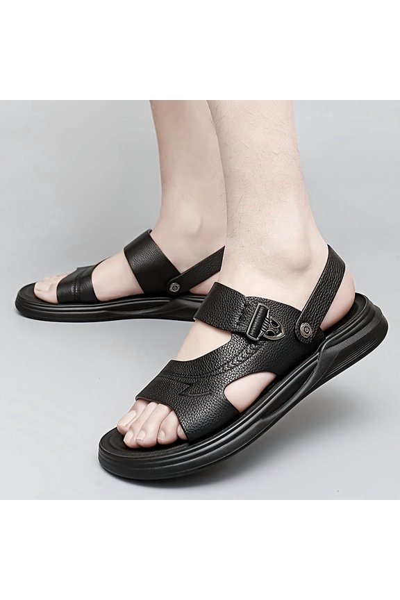 Men'S Summer New Driving Outdoor Slippers Non-Slip Beach Shoes