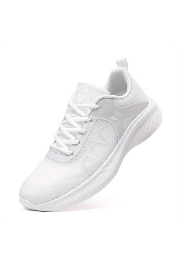 New SpringMen'S Summer Outdoor Running Shoes - Slip-On/Lace-Up Closure, All-Season Lightweight Design for Hiking,,Breathable Mesh & Fabric Upper, Shock-Absorbing PVC Sole, Casual Wear & Cross-borde