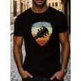 thumbnail image 1 of Men'S Summer T-Shirt with Guitar Music Design, 1 of 9