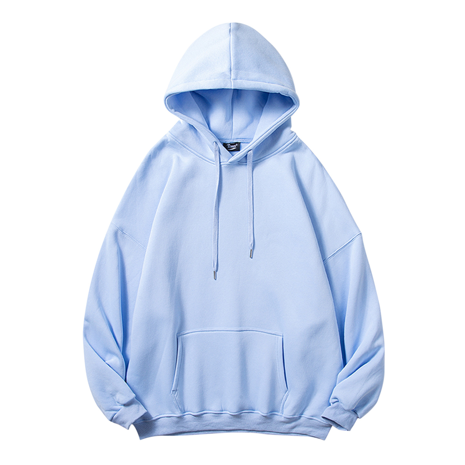 Men S Sweatshirt Casual Solid Dropped Shoulder Sleeve Tops Drawstring Pocket Hoodies Funny Hoodies For Men Walmart