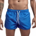thumbnail image 1 of Men'S Swim Shorts Swim Trunks Quick Dry Board Breathable Drawstring With Pockets, 1 of 8