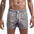 thumbnail image 1 of Men'S Swim Shorts Swim Trunks Quick Dry Board Breathable Drawstring With Pockets, 1 of 8