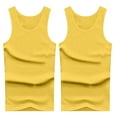 thumbnail image 1 of Men'S Tank Tops Elastic Solid Color Round Neck Cotton Slim Fit Sleeveless Spring Summer Vest Tee Shirts Holiday Wear, 1 of 3