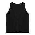 thumbnail image 1 of Men'S Tank Tops Solid Color Summer V Neck Thin Casual Sweat Sleeveless Breathable Shoulders Sports Under Vest Tee Shirts Activewear,Black,XL, 1 of 9