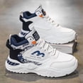 thumbnail image 1 of Men'S Teen High-Top Dad Sneakers 2025 New Arrival | Summer Breathable Versatile Shoes, Mens Shoes for Running & Casual, Upper & Sole, PVC Inner, Cloth Insole, 1 of 4