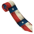 thumbnail image 1 of Men'S Texas Flag Distressed Fashion Business Wedding Neckties Ties, 1 of 7