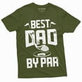 thumbnail image 1 of Men'S The Best Dad By Par T-Shirt Father'S Day Golfer Golf Dad Gift Idea Mens Tee Shirt Golfing Club Best Dad Ever T-Shirt (Large Military Green), 1 of 6
